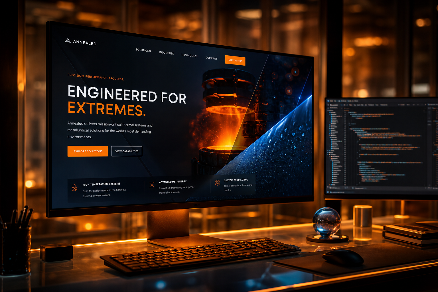 Web development and digital platform build for professional services firm